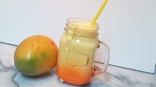 Batido Cremoso de MANGO Sin Leche Batido bajo en calorias [upl. by Albers]