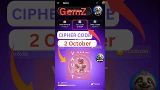 Gemz Daily Cipher 2 October  Gemz Daily Code  Gemz Daily Combo 2 October  Praja Tech [upl. by Waddington]