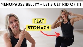 Menopause Belly Lets Get Rid Of It Low Impact Home Workout [upl. by Erb]