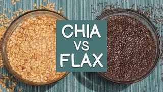 Benefits of Chia Seeds Vs Flax Seeds Which is Better [upl. by Cormack]