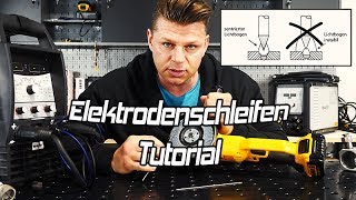 Wolframelektrodenschleifen Tutorial für Anfänger [upl. by Ennagem752]