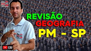 CONCURSO PM SP 2023  Resumão A natureza brasileira relevo hidrografia clima e vegetação [upl. by Debbra]