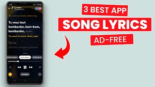 3 Best Song Lyrics Finder Apps For Android [upl. by Winny360]