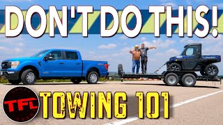 Heres The Right And WRONG Way To Set Up Your Trailer When Towing [upl. by Arni]