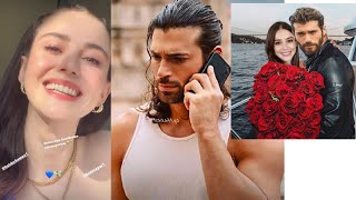 Can Yaman and Özge Gürels statement quotWe are together even if we are separatedquot canyaman özgegürel [upl. by Hagood]