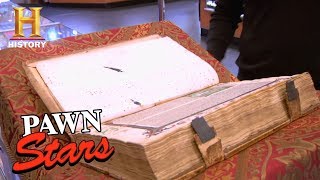 Best of Pawn Stars Incunable Book  History [upl. by Irpak]