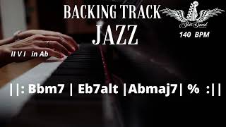 Backing Track Jazz II V I in Ab [upl. by Zared217]