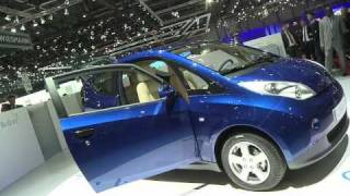 Live from Geneva Auto Show 2011 Bolloré Blue Car [upl. by Sicular]