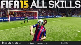 FIFA 15 ALL SKILLS TUTORIAL  HD [upl. by Kester349]