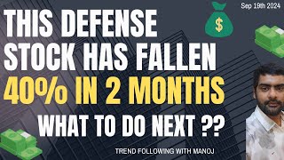 This Defense Stock has Fallen 40 in 2 Months  What to do Next [upl. by Ahtiekahs]