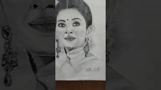 Sketch Of Aishwarya rai bachchan sketch Aishwaryaraibachchan [upl. by Yruy]