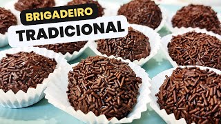 Como fazer Brigadeiro Tradicional o doce de chocolate mais popular do Brasil Receita prática [upl. by Beckerman]