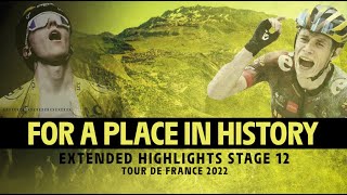 Highlights  Stage 12  TDF2022 [upl. by Ayote]