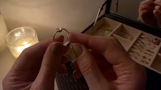 ASMR My Ring Collection ✨ [upl. by Lerraf]