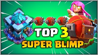 Best TH13 Super Archer Blimp Top 3 Attack Strategy 2024 3 Star Th13 Any Base [upl. by Xanthus]