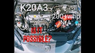 K20A3 WHAT CAN YOU DO WITH ITBASE RSX or EP3 Civic SI [upl. by Feodor]