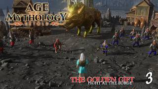 Age Of Mythology Retold  The Golden Gift Campaign  Fight At The Forge [upl. by Russ]