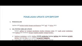 Update Referensi GPP Tgl 31Maret 2023 Build 03 April 2023 pembayaran THR  gaji 13 tahun 2023 [upl. by Benenson]