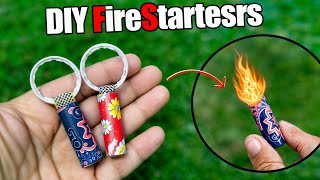 100 Working  Fire Starter Kaise Banaen  how to make fire starter with matchbox  diy fire starter [upl. by Yliab]