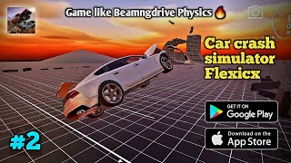 car crash simulator flexicx new car beamngdrive carcrashsimulation [upl. by Stretch]