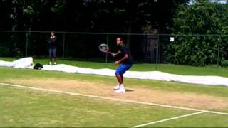 Sampras Serve Copy Seen At Wimbledon Qualifying 2012 [upl. by Hairaza]