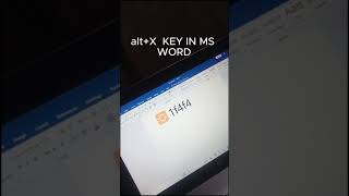 MS word me Altx key [upl. by Abla591]