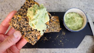 Super crispy keto 5 seeds crackers  keto vegan glutenfree [upl. by Hsivat893]