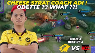 ODETTE CHEESE STRAT ALA COACH ADI  ONIC vs RCC Game 3  KBreakdown [upl. by Sudhir614]