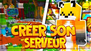 Le Guide ULTIME pour créer son SERVEUR Minecraft en 5 étapes [upl. by Almena719]