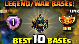 UPDATED BEST08 Th17 WAR BASE Link  TH17 LEGEND Base With Link  Anti 2Star Base Link coc [upl. by Eerihs634]