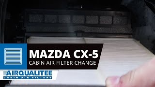 Mazda CX5 Cabin Air Filter Replacement  2014 2015 2016 2017 2018 2019 2020 2021 2022 2023  AQ1231 [upl. by Melan]