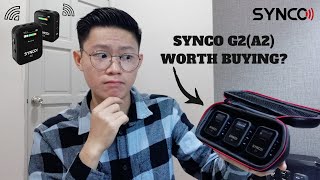 SYNCO G2A2 WIRELESS MICROPHONE UNBOXING AND REVIEW [upl. by Cody]