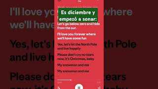 Es diciembre y empezó a sonar sia snowman navidad merrychristmas 🎄🥳🎁 [upl. by Kcirdot]