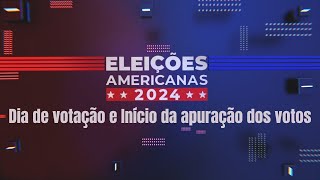 Eleições EUA 2024 Kamala X Trump  Confira os primeiros resultados das urnas [upl. by Shirlene]