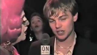 Leonardo DiCaprio interview at Basketball Diaries Premiere [upl. by Yvonner]