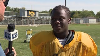 Jordan Davis full interview at Snider High School football practice on 91724 [upl. by Sterrett]