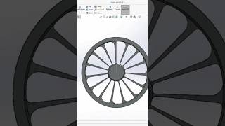 Make alloy wheel in solidworksolidwork beginners useful solidworksfunshorts musicanime [upl. by Ardnaxila960]