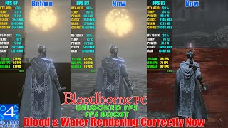 Bloodborne PC Big ProgressBlood amp Water Fully Fixed NowShadPS4 Emulator v021 WIP  Unlocked FPS [upl. by Mccreery]