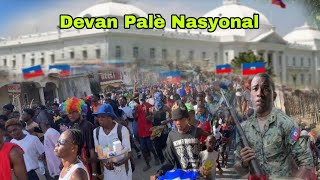 21 Nov Kouri Vin Tande Guy philippe Pale towo a frape fò Babekyou Viv ansanm anvayi Palè National [upl. by Adorne]