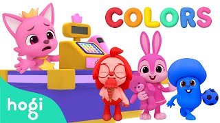 Pinkfongs Colorful Super Market｜Kids Pretend Play｜Colors for Kids｜Hogi Colors｜Pinkfong Hogi [upl. by Annazor]