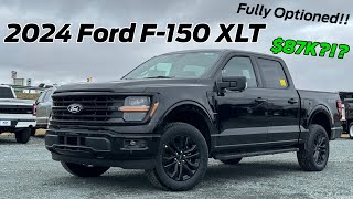 EVERY OPTION 2024 Ford F150 XLT Review [upl. by Gorton]