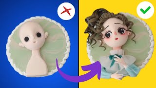 Amazing DIY with Clay 0 step  Brilliant Idea to Make dolls  Clay Craft Ideas ​⁠JennaHandcrafts [upl. by Lincoln]