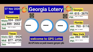 🔴 Résultat Georgia lotery soir en direct 07 Nov 2024 tennesseeendirect boulcho [upl. by Aerdnek]