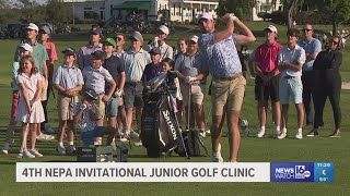 4th NEPA Invitational Junior Golf Clinic Hosted By Brandon Matthews [upl. by Tyra]