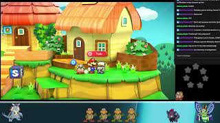 Paper Mario TTYD Switch stream part 2 Powering through Petal Meadows [upl. by Anetsirhc]