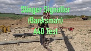 CPCS Slinger Signaller Banksman A40 Test Industrial Training Services Essex [upl. by Norword848]