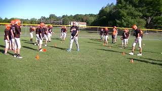 Football Tackling Drills  Short Area OneonOne [upl. by Bishop]