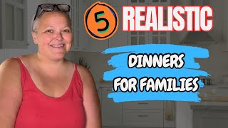 5 Realistic Dinners I Made My Family This Week [upl. by Hadihahs]