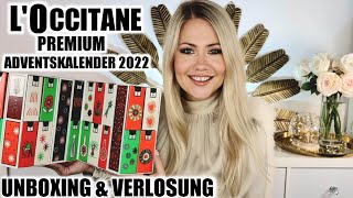 L´Occitane Adventskalender 2022  Unboxing amp Verlosung [upl. by Refinnaj]