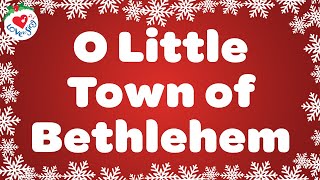 O Little Town of Bethlehem Christmas Song with Lyrics 🌟🎄Christmas Songs and Carols [upl. by Hajed906]